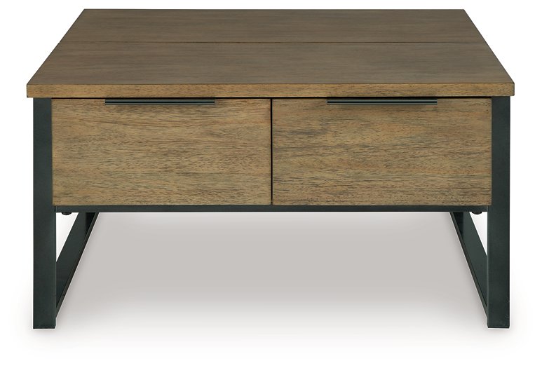 Montia Lift-Top Coffee Table - Furniture Gallery