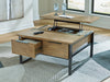 Montia Lift-Top Coffee Table - Furniture Gallery