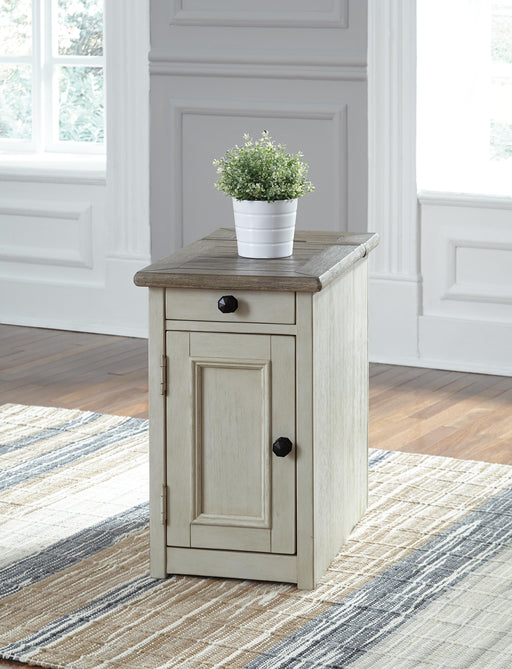 Bolanburg Chairside End Table with USB Ports & Outlets - Furniture Gallery