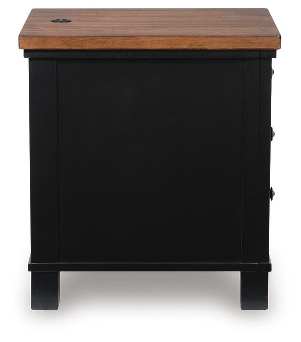 Wildenauer Chairside End Table - Furniture Gallery