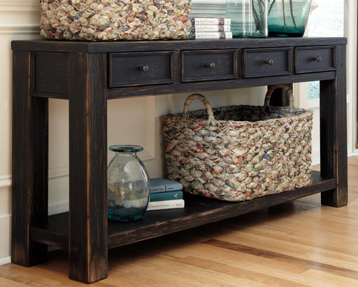 Gavelston Sofa/Console Table - Furniture Gallery