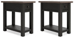 Tyler Creek End Table Set - Furniture Gallery