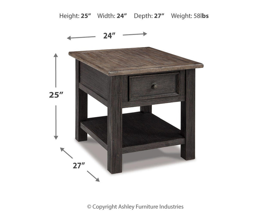 Tyler Creek End Table Set - Furniture Gallery