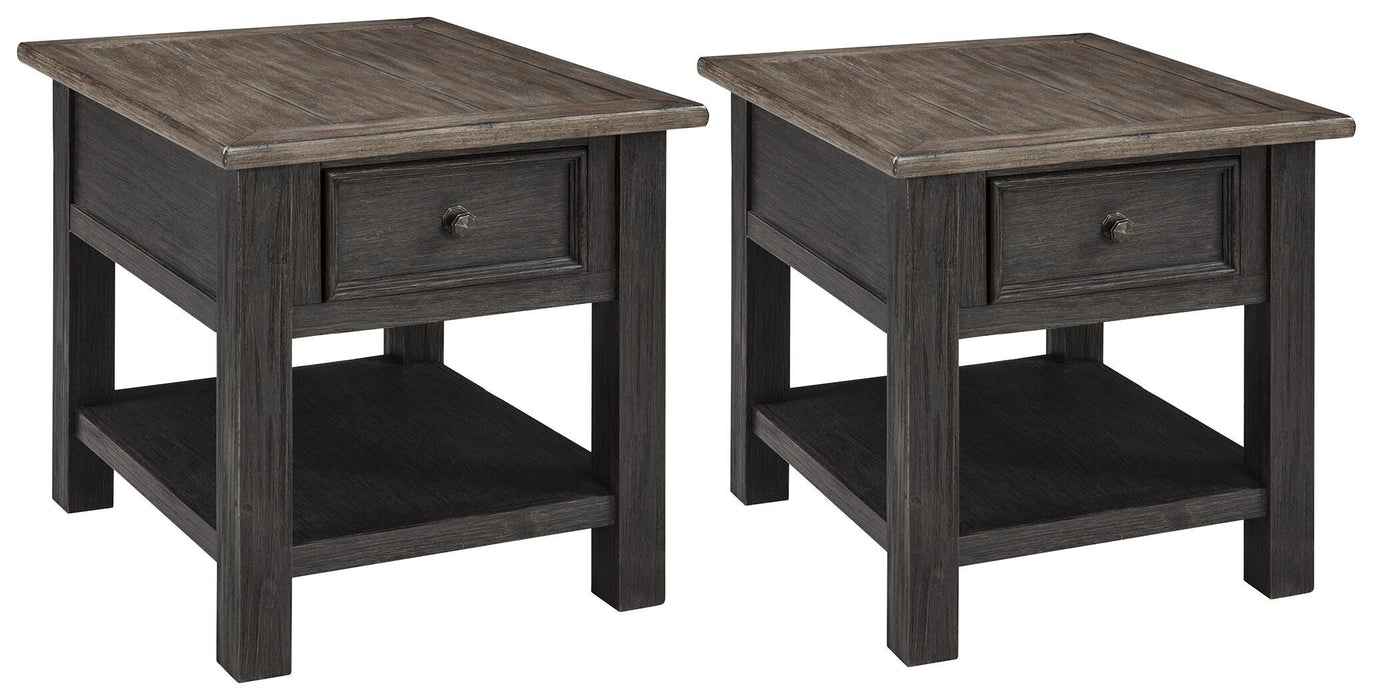 Tyler Creek End Table Set - Furniture Gallery
