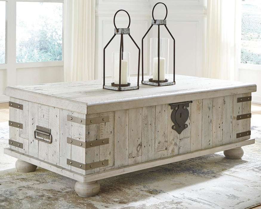 Carynhurst Coffee Table with Lift Top - Furniture Gallery