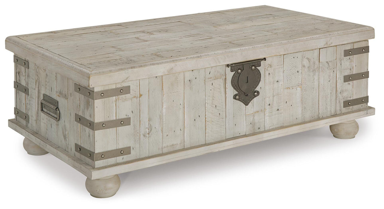 Carynhurst Coffee Table with Lift Top - Furniture Gallery