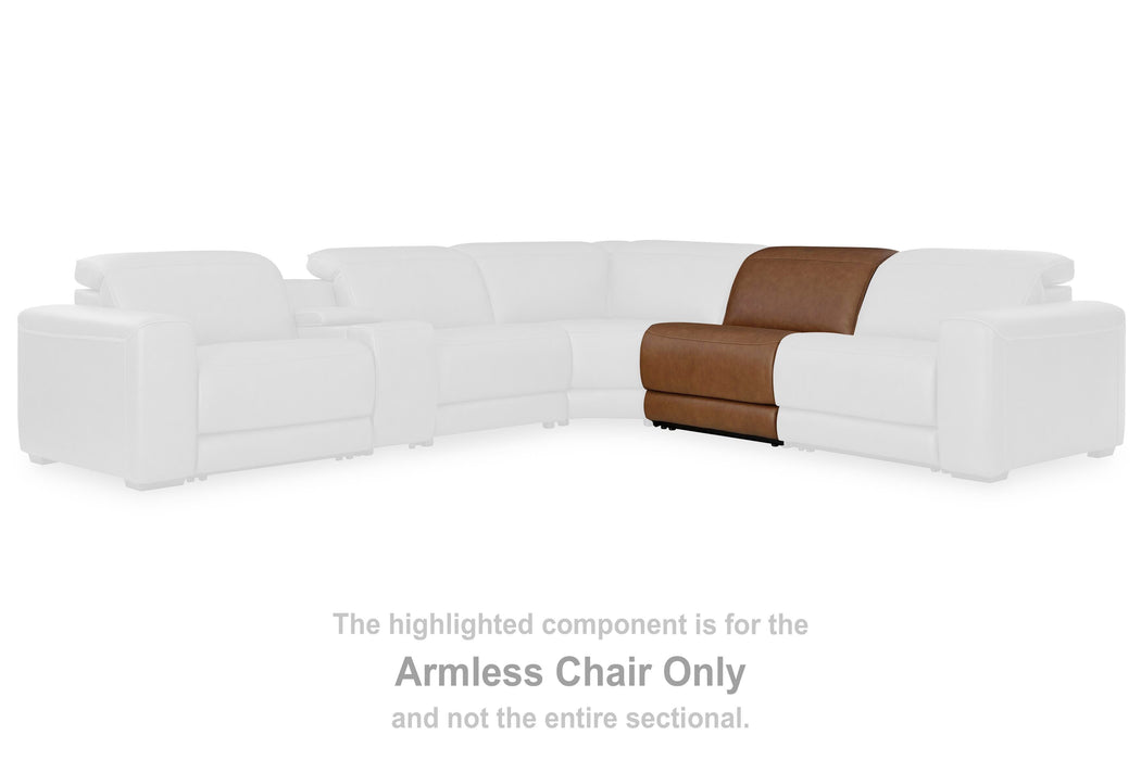 Magic Man 5-Piece Power Reclining Sectional - Furniture Gallery