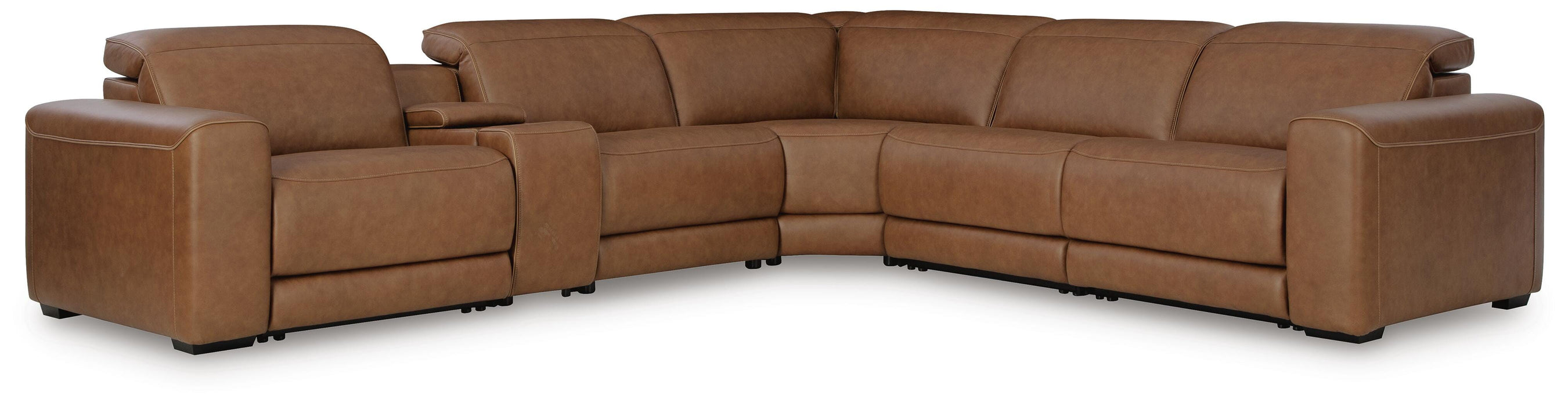 Magic Man 5-Piece Power Reclining Sectional - Furniture Gallery
