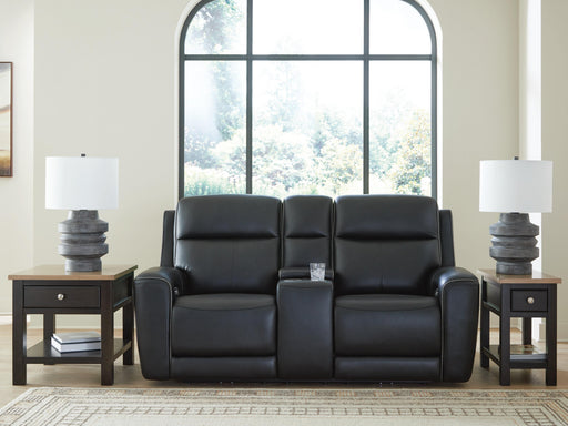 5Z-Relaxation Power Reclining Loveseat with Console - Furniture Gallery
