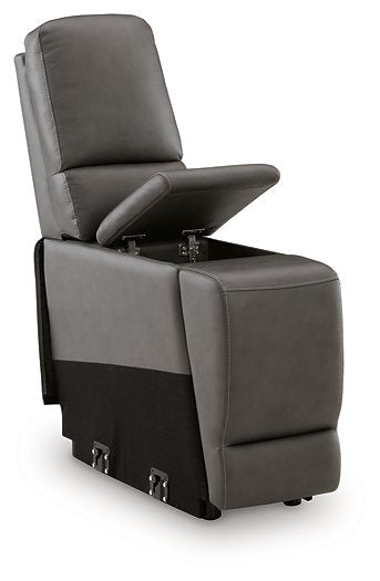 5Z - Pittson Power Reclining Sectional - Furniture Gallery