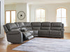 5Z - Pittson Power Reclining Sectional - Furniture Gallery