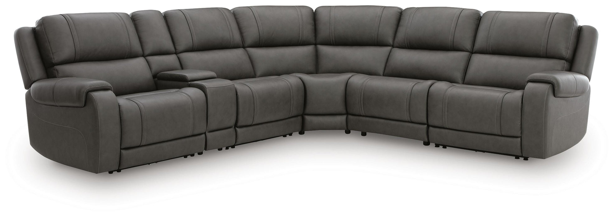 5Z - Pittson Power Reclining Sectional - Furniture Gallery