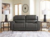5Z - Pittson Power Reclining Sectional Loveseat - Furniture Gallery