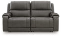5Z - Pittson Power Reclining Sectional Loveseat - Furniture Gallery