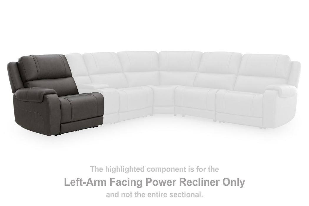 5Z - Pittson Power Reclining Sectional - Furniture Gallery