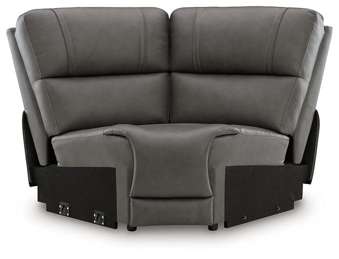 5Z - Pittson Power Reclining Sectional - Furniture Gallery