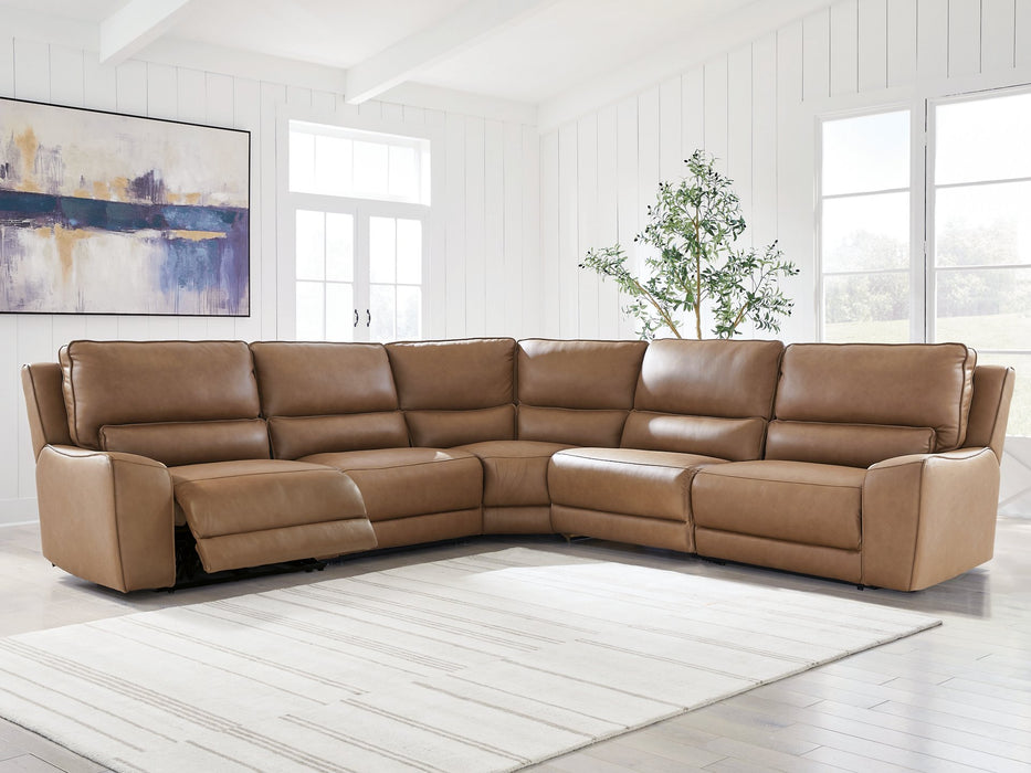 DeepWakes Power Reclining Sectional - Furniture Gallery