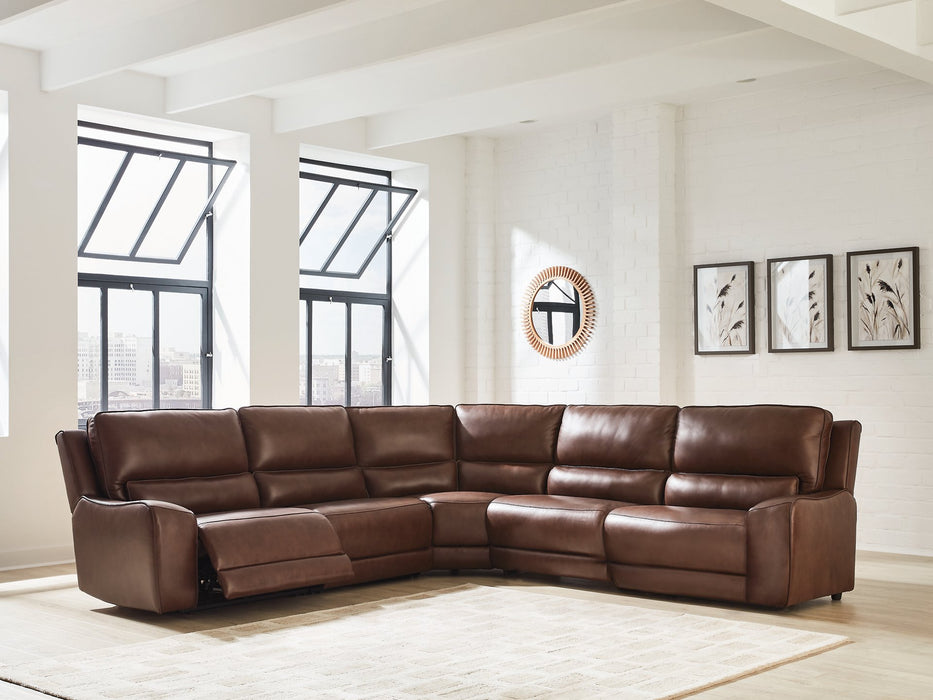 DeepWakes Power Reclining Sectional - Furniture Gallery