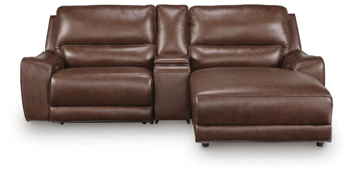 DeepWakes Power Reclining Sectional with Chaise - Furniture Gallery