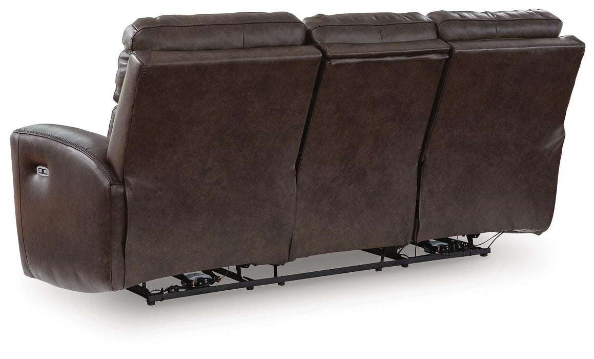 Crossplex Power Reclining Sofa - Furniture Gallery