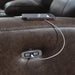 Crossplex Power Reclining Loveseat with Console - Furniture Gallery