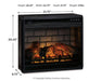Entertainment Accessories Electric Infrared Fireplace Insert - Furniture Gallery