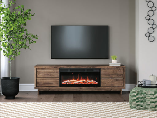 Zadilyn 72" TV Stand with Electric Fireplace - Furniture Gallery
