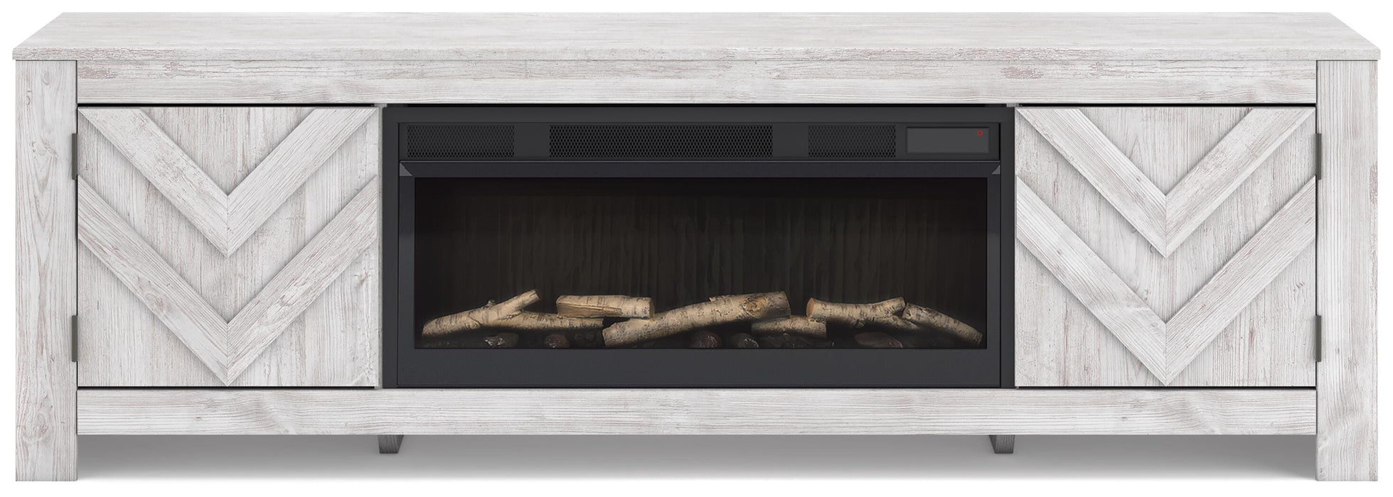 Cayboni 71" TV Stand with Electric Fireplace - Furniture Gallery
