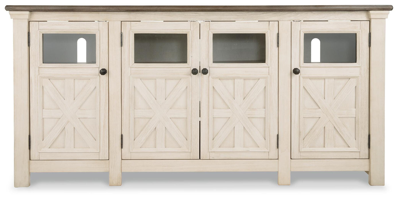 Bolanburg 74" TV Stand - Furniture Gallery