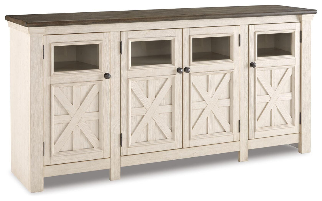 Bolanburg 74" TV Stand - Furniture Gallery