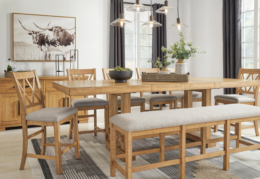 Havonplane 72" Counter Height Dining Bench