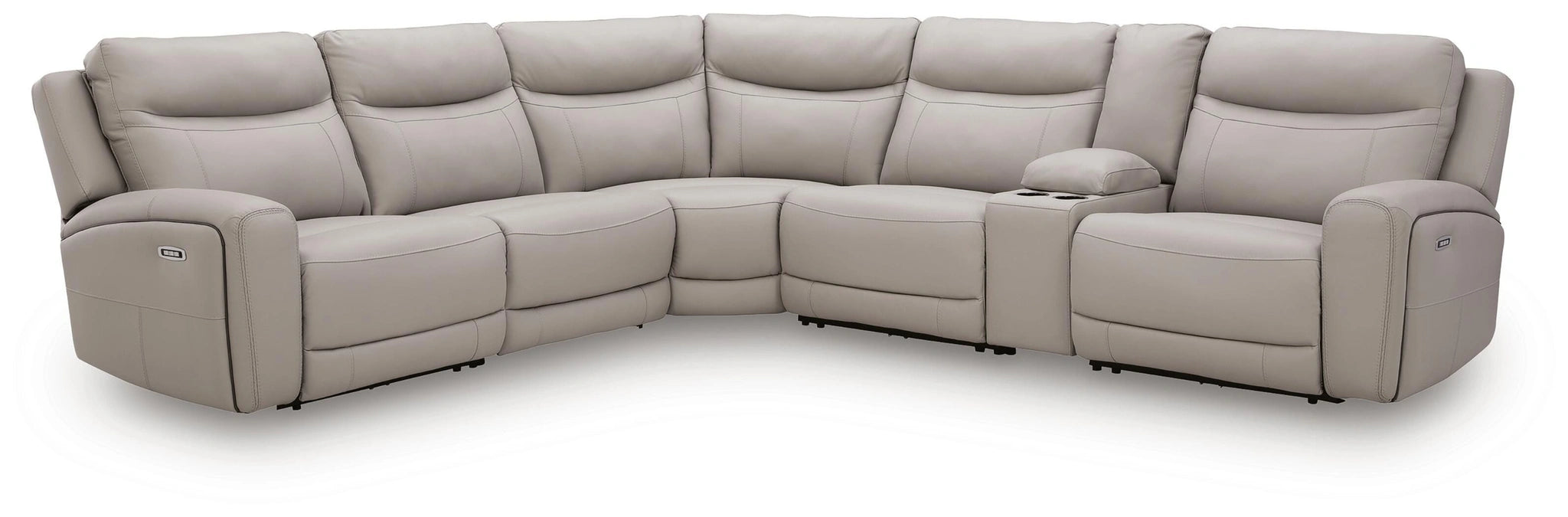 Gravier Power Reclining Sectional with Storage Console