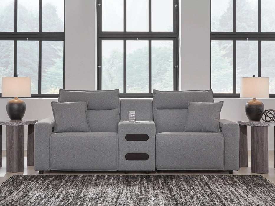 Modmax II Power Reclining Sectional with Audio Console