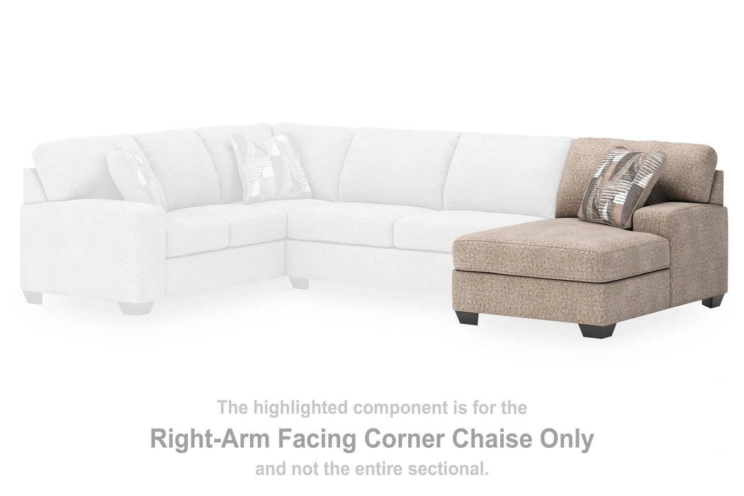 Newellen Sectional with Double Chaise