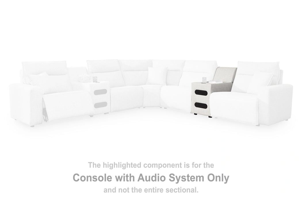 Modmax II Reclining Sectional with Chaise and Audio Console