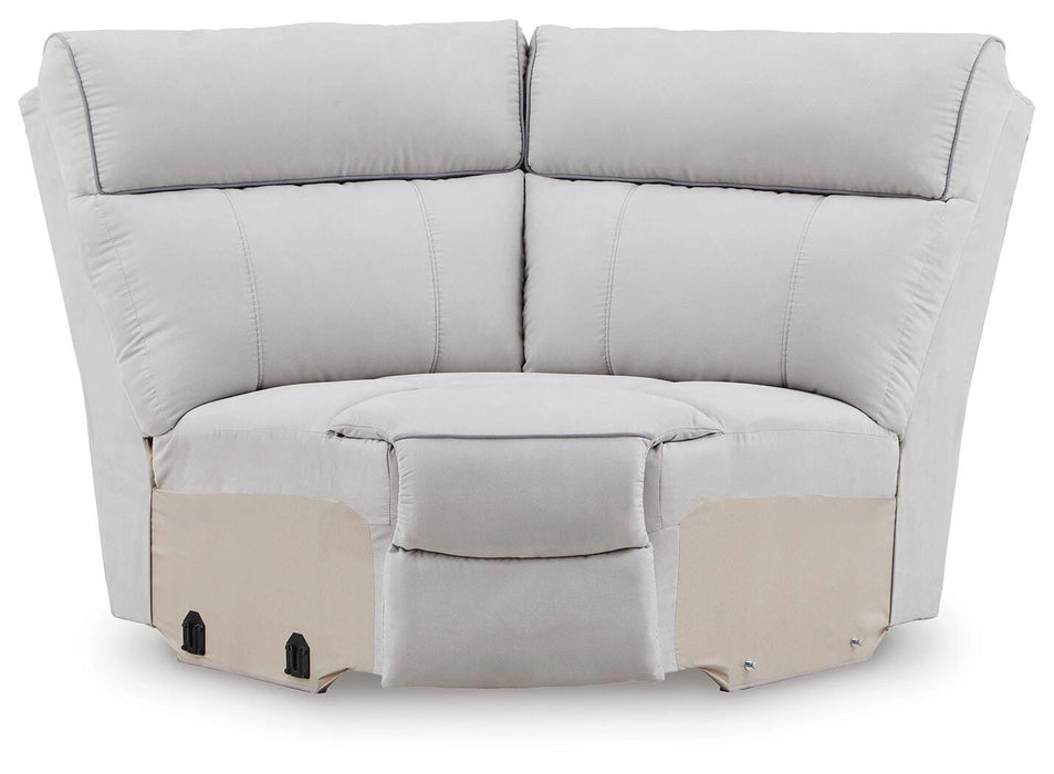 Social Pointe Reclining Sectional with Storage Consoles