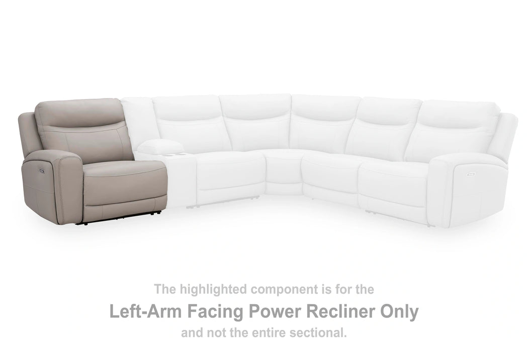 Gravier Power Reclining Sectional with Storage Console