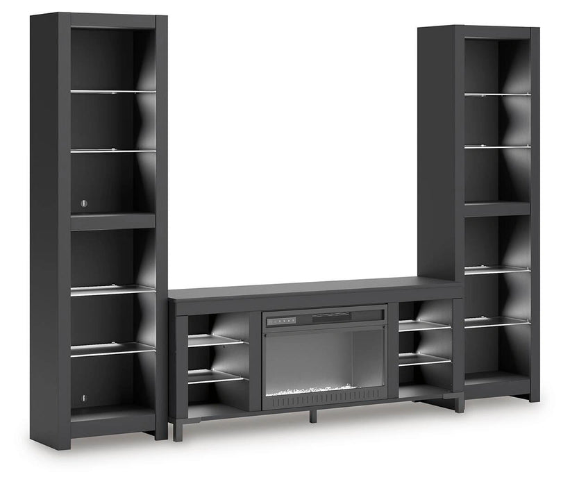 Cayberry Entertainment Center with Electric Fireplace