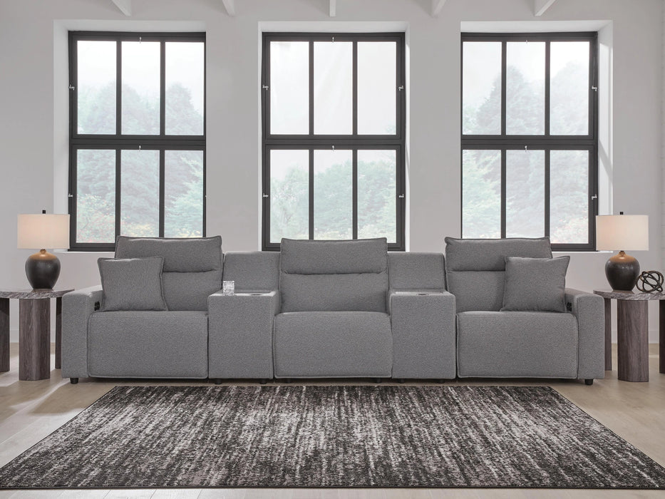 Modmax II Power Reclining Sectional with Consoles